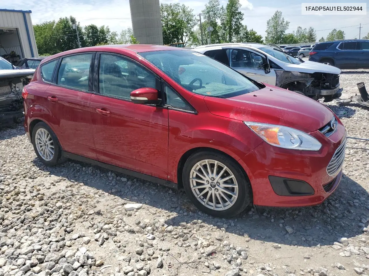 2014 Ford C-Max Se VIN: 1FADP5AU1EL502944 Lot: 58406995