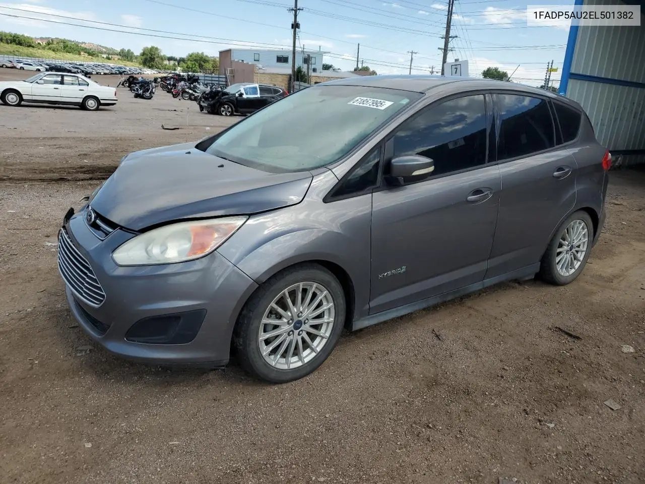 2014 Ford C-Max Se VIN: 1FADP5AU2EL501382 Lot: 61857995