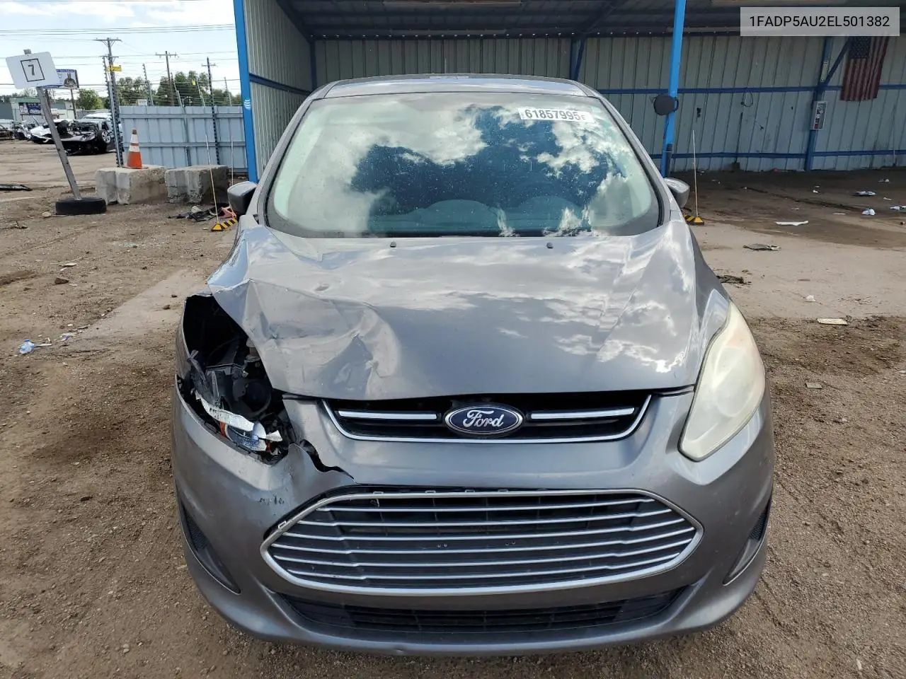2014 Ford C-Max Se VIN: 1FADP5AU2EL501382 Lot: 61857995