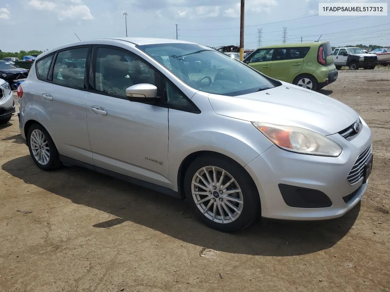 2014 Ford C-Max Se VIN: 1FADP5AU6EL517312 Lot: 61900075