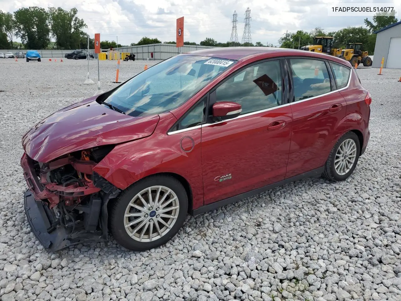 2014 Ford C-Max Premium VIN: 1FADP5CU0EL514077 Lot: 62000415