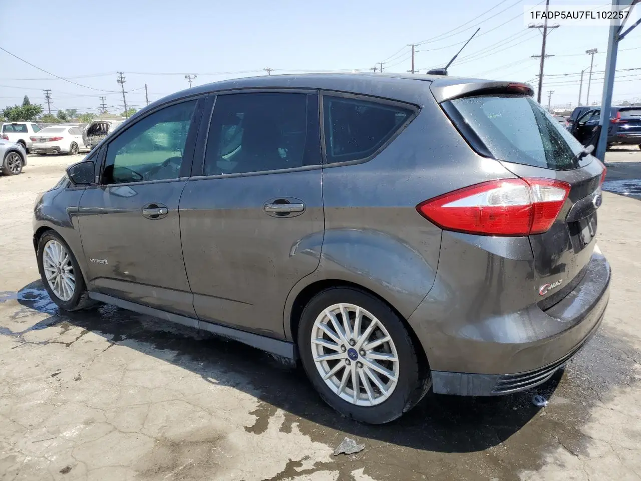 2015 Ford C-Max Se VIN: 1FADP5AU7FL102257 Lot: 62707135