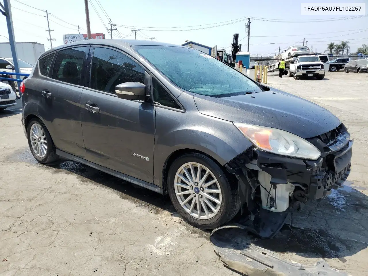 2015 Ford C-Max Se VIN: 1FADP5AU7FL102257 Lot: 62707135