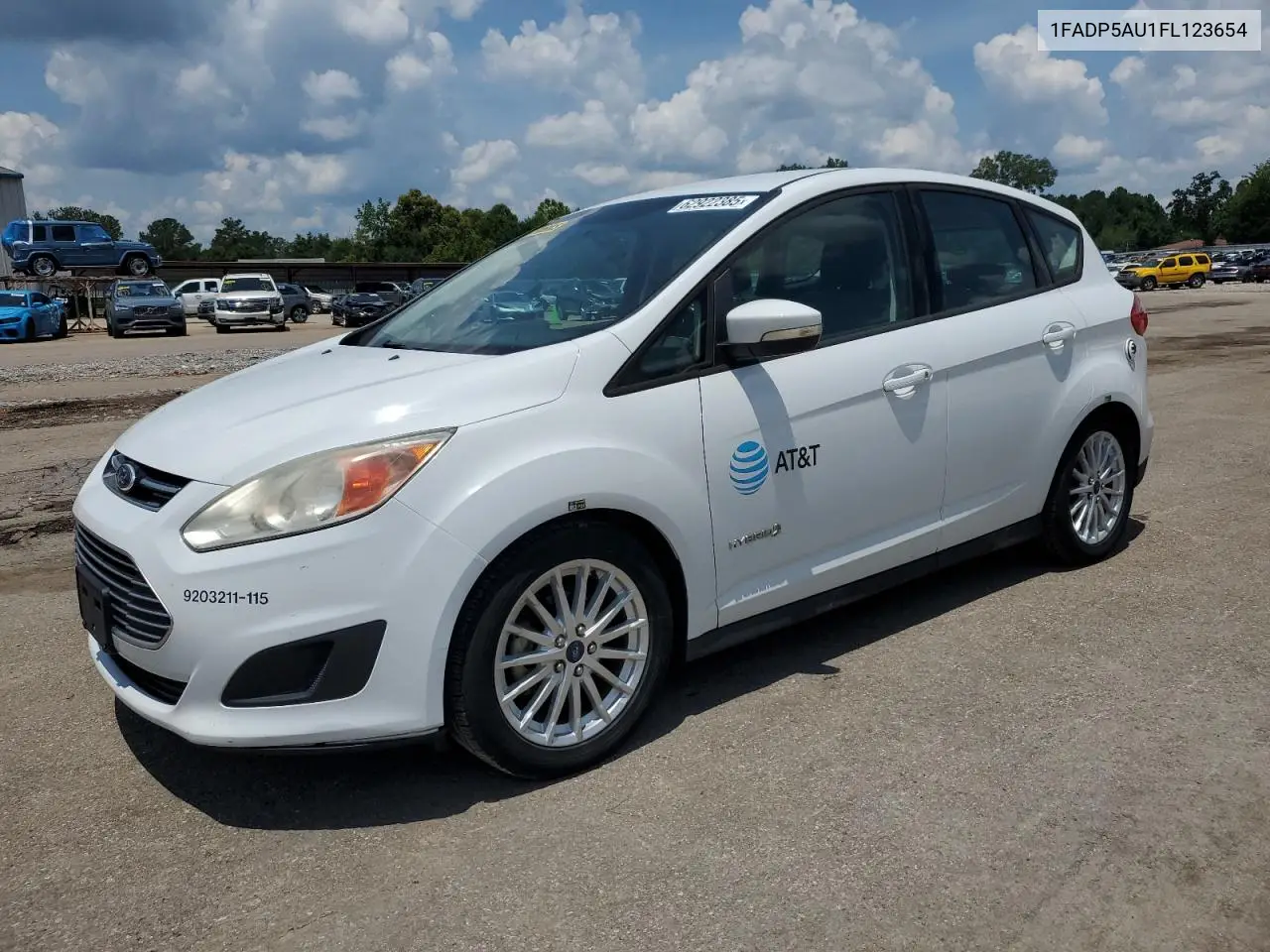 2015 Ford C-Max Se VIN: 1FADP5AU1FL123654 Lot: 62922385