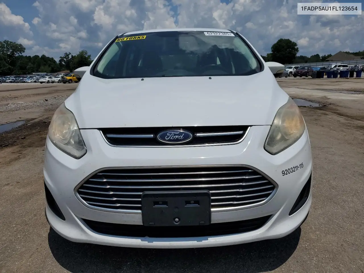 2015 Ford C-Max Se VIN: 1FADP5AU1FL123654 Lot: 62922385