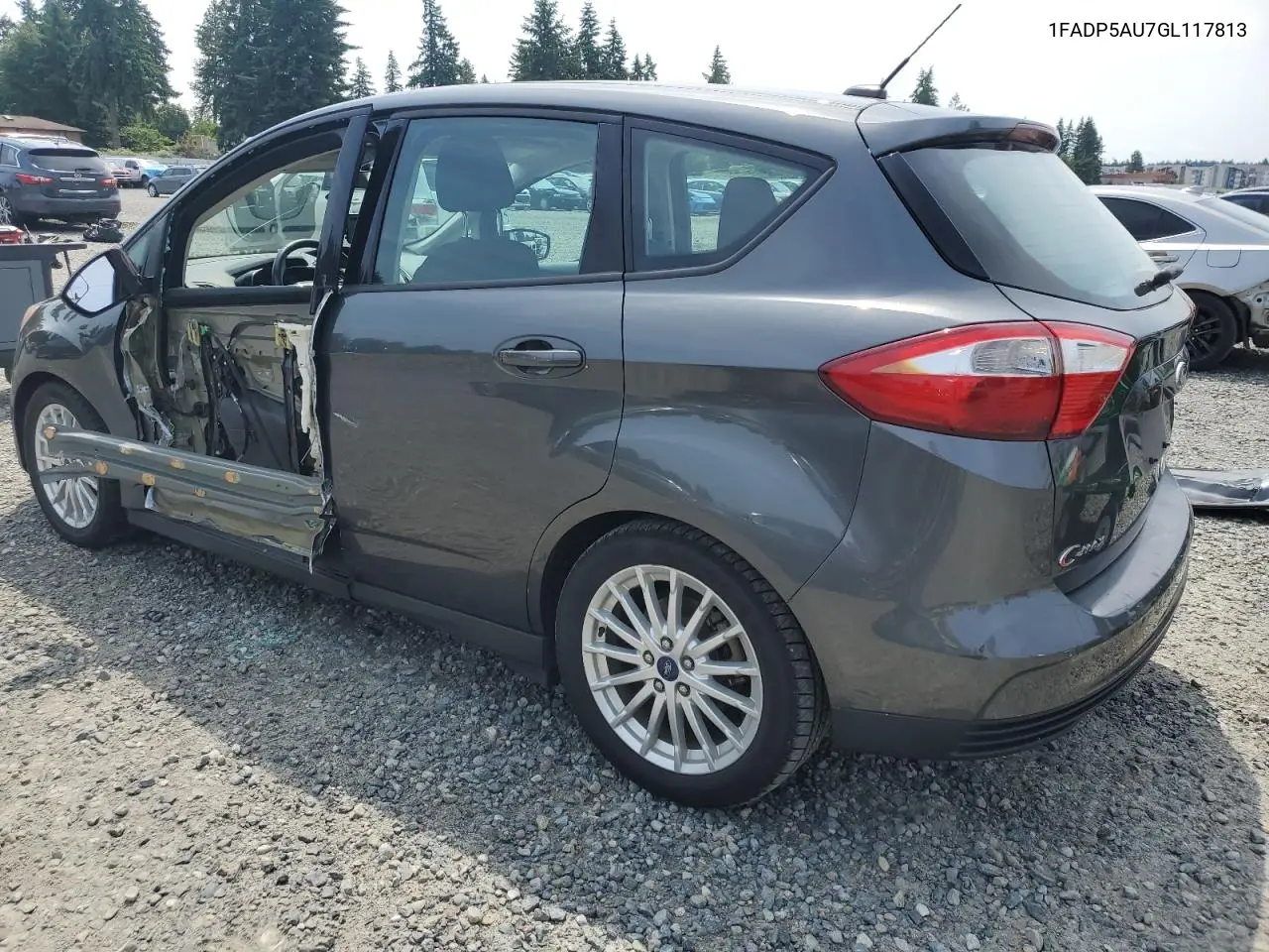 2016 Ford C-Max Se VIN: 1FADP5AU7GL117813 Lot: 57623695