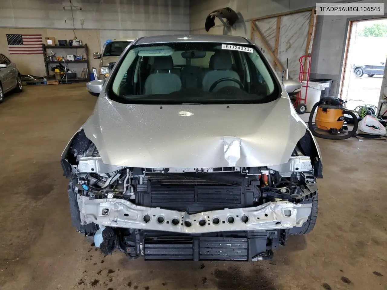 2016 Ford C-Max Se VIN: 1FADP5AU8GL106545 Lot: 61734335