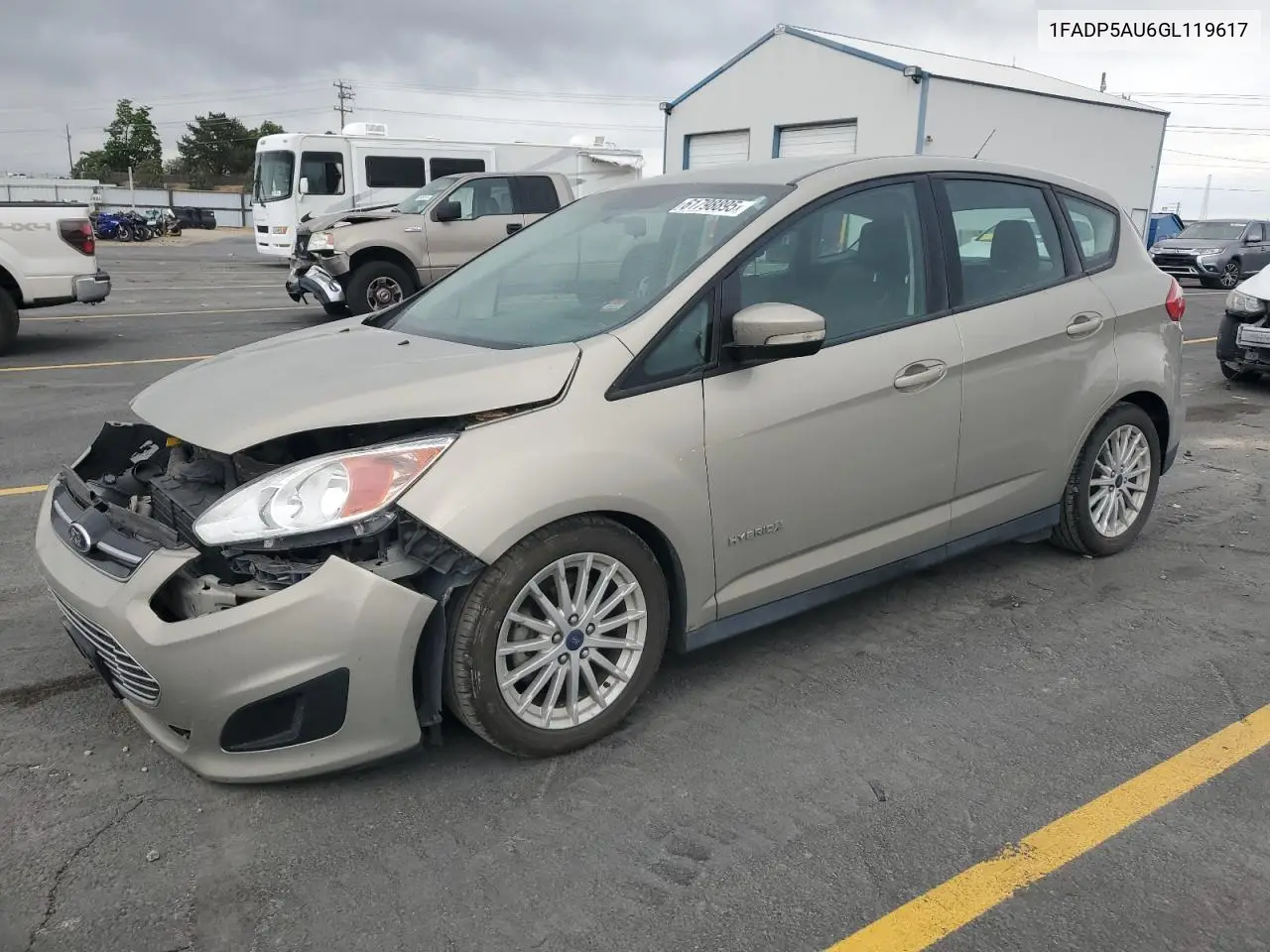 2016 Ford C-Max Se VIN: 1FADP5AU6GL119617 Lot: 61798895