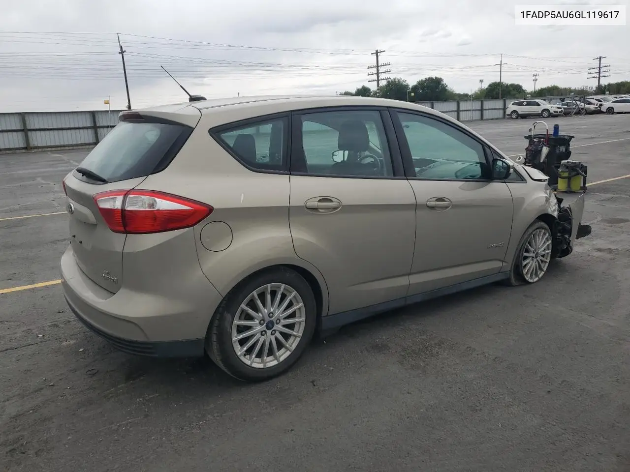 2016 Ford C-Max Se VIN: 1FADP5AU6GL119617 Lot: 61798895