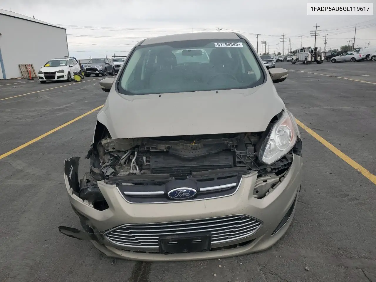 2016 Ford C-Max Se VIN: 1FADP5AU6GL119617 Lot: 61798895