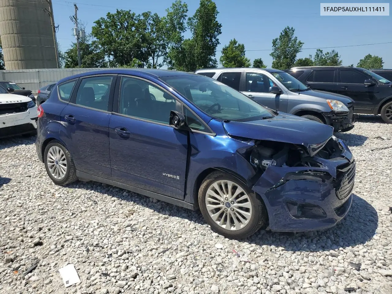 2017 Ford C-Max Se VIN: 1FADP5AUXHL111411 Lot: 61085475