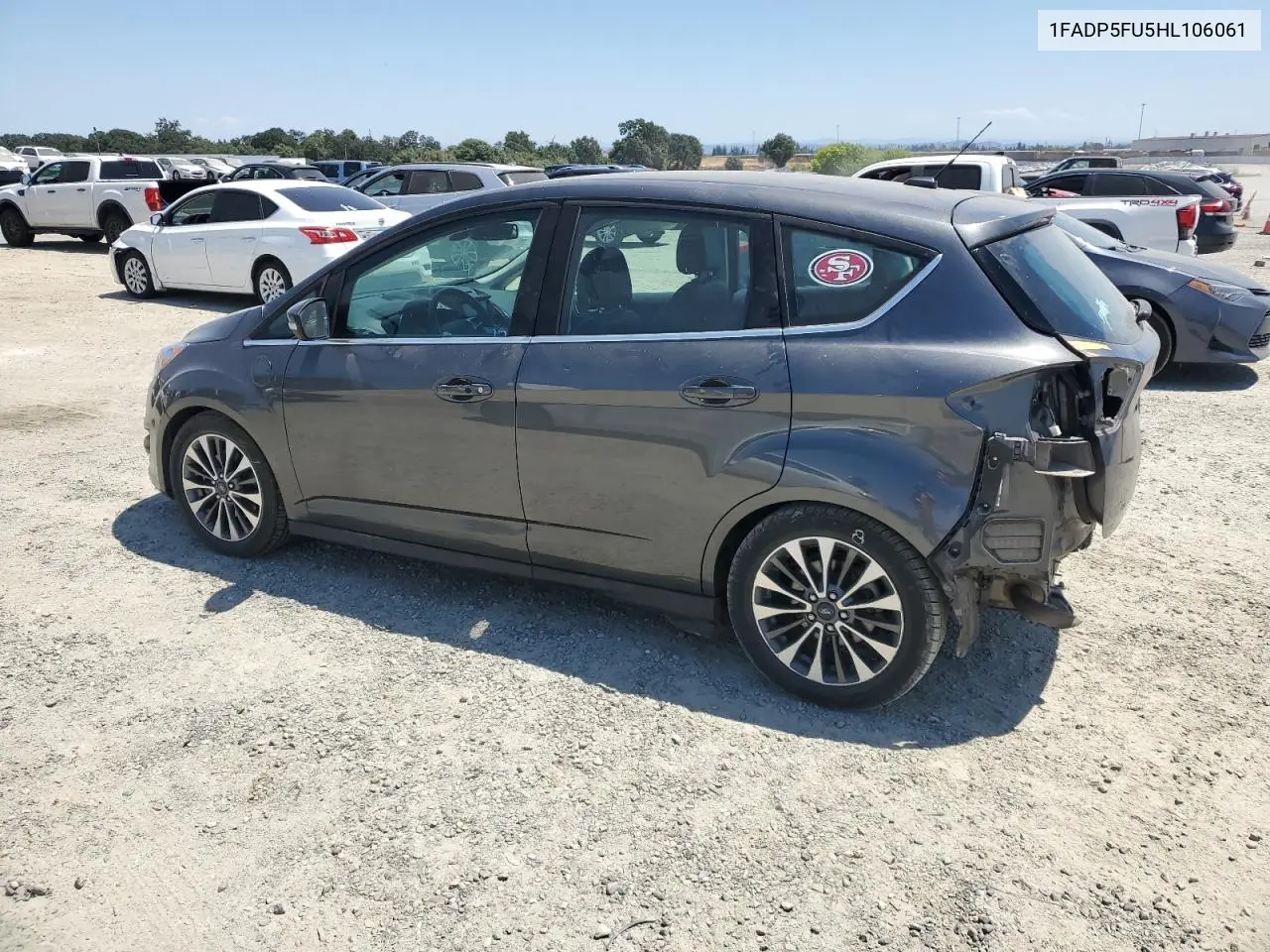 2017 Ford C-Max Titanium VIN: 1FADP5FU5HL106061 Lot: 62761125