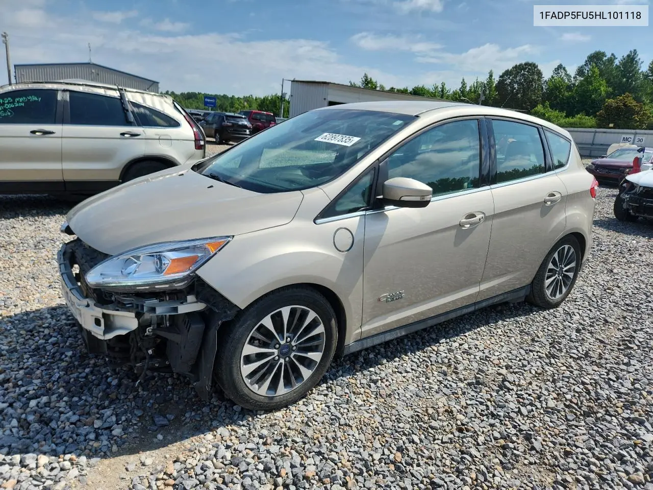 2017 Ford C-Max Titanium VIN: 1FADP5FU5HL101118 Lot: 62897835