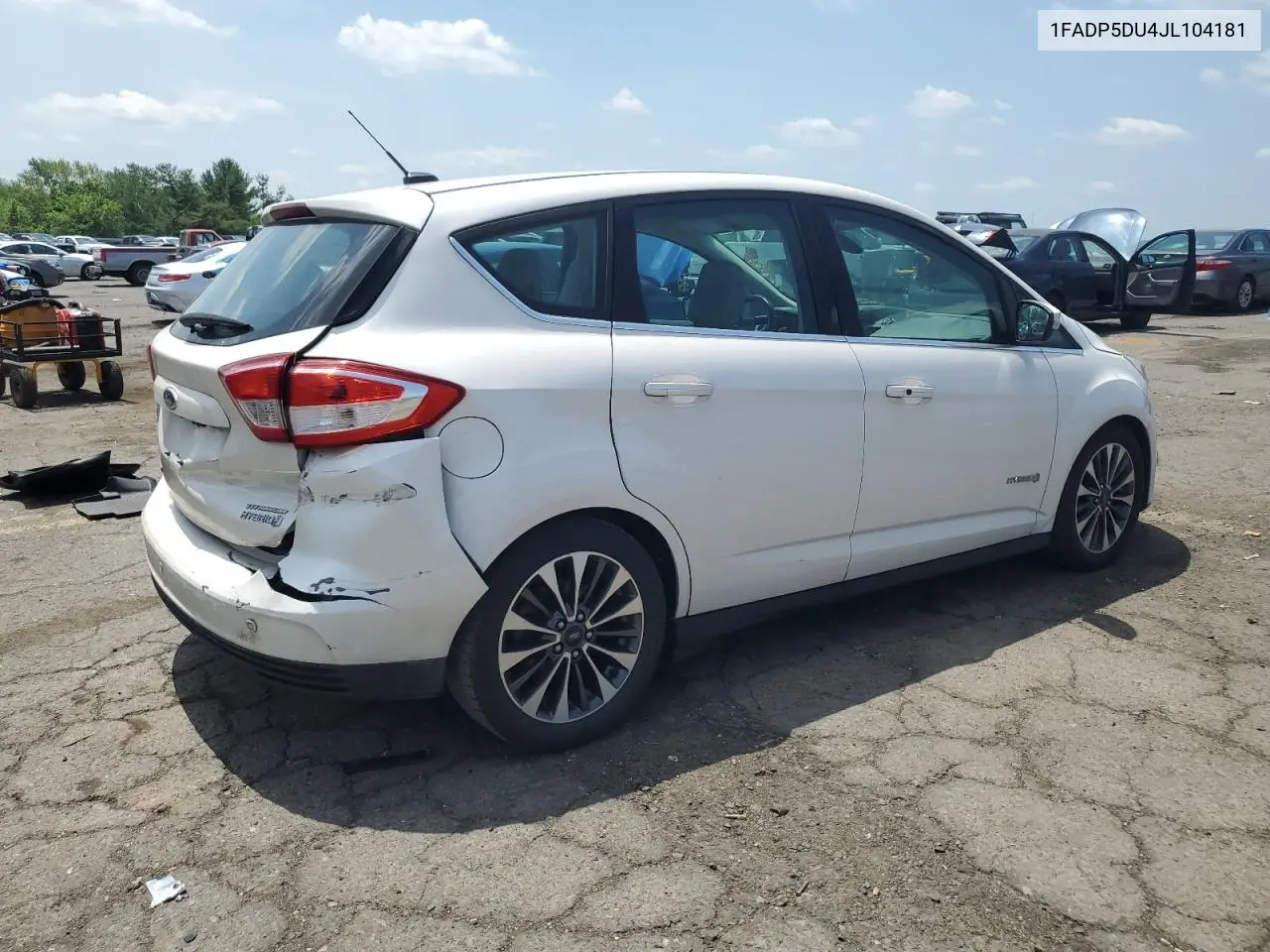 2018 Ford C-Max Titanium VIN: 1FADP5DU4JL104181 Lot: 62087455