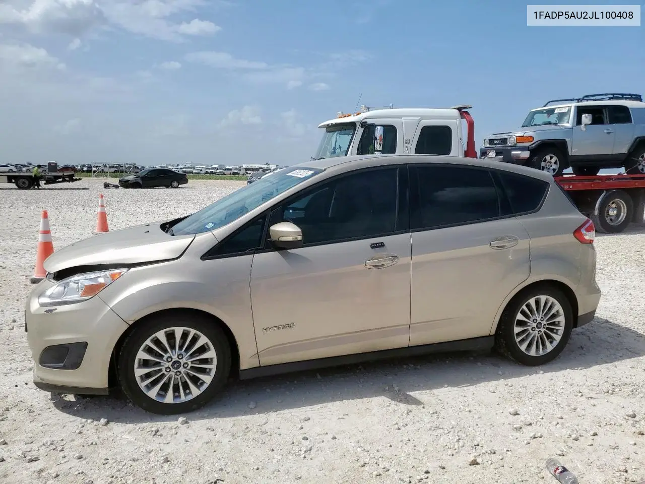 2018 Ford C-Max Se VIN: 1FADP5AU2JL100408 Lot: 62962325