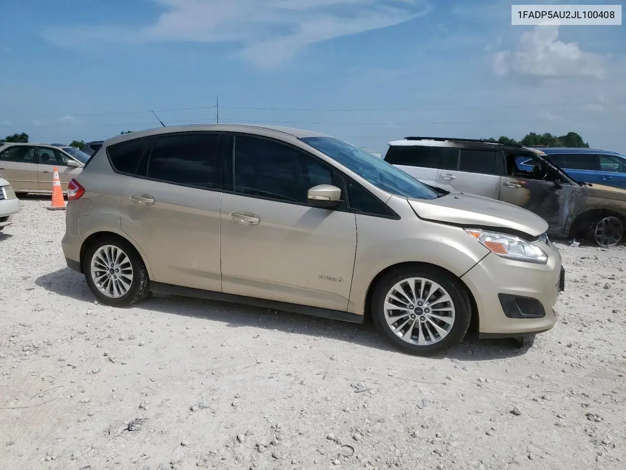 2018 Ford C-Max Se VIN: 1FADP5AU2JL100408 Lot: 62962325