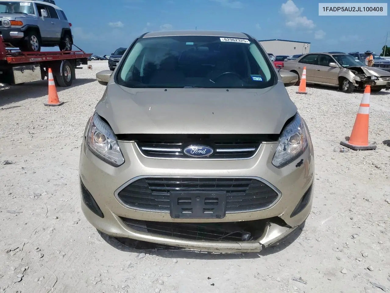 2018 Ford C-Max Se VIN: 1FADP5AU2JL100408 Lot: 62962325
