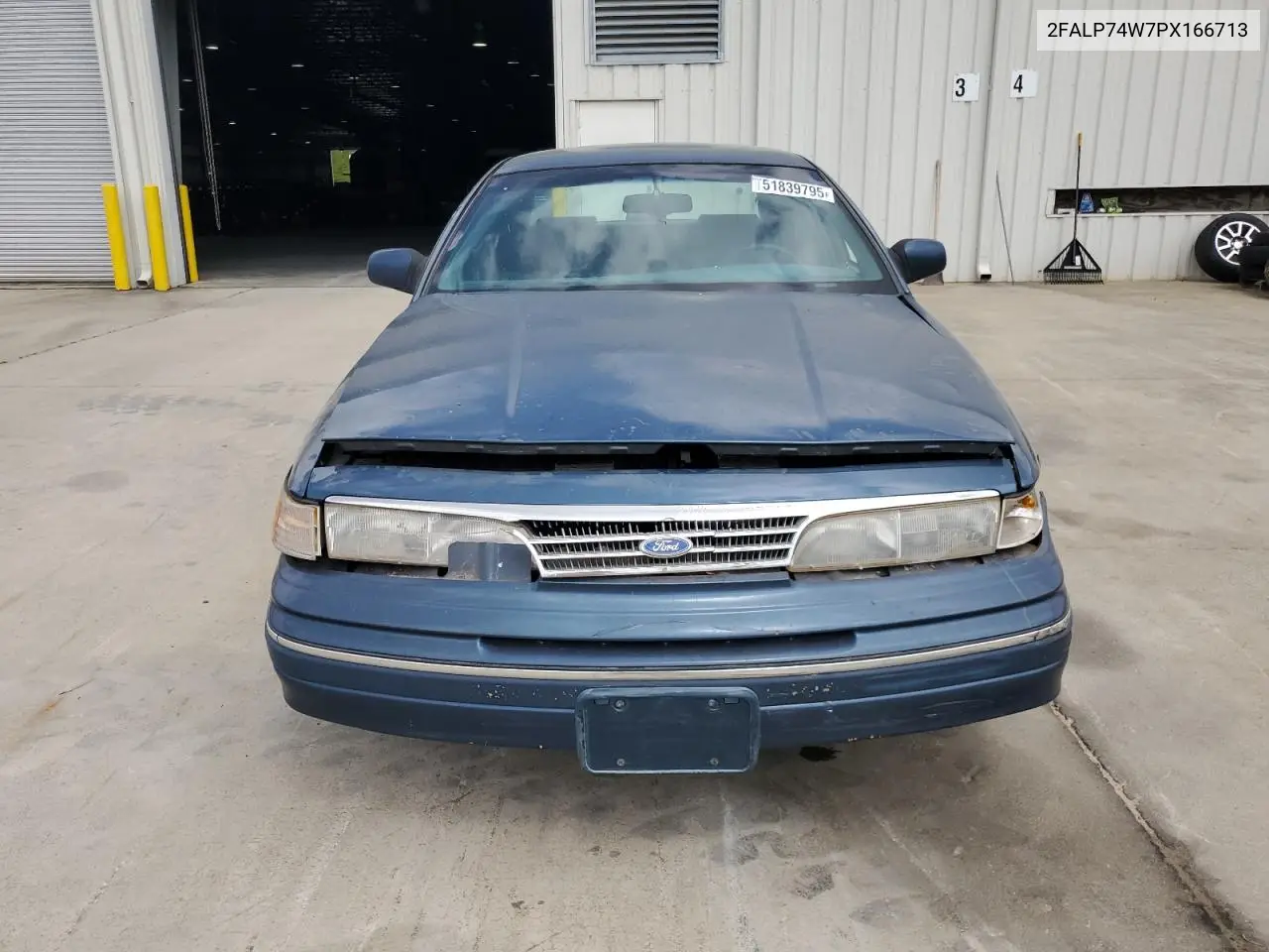 1993 Ford Crown Victoria Lx VIN: 2FALP74W7PX166713 Lot: 51839795