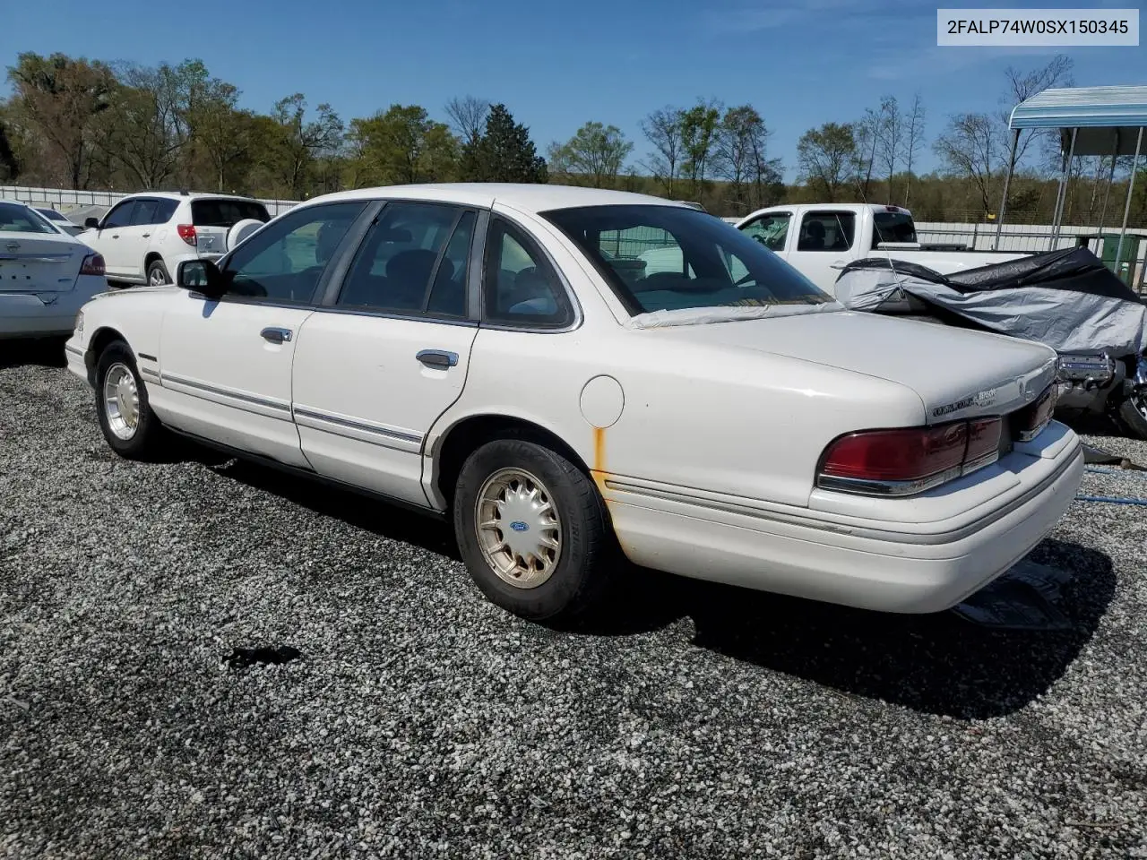 1995 Ford Crown Victoria Lx VIN: 2FALP74W0SX150345 Lot: 51432975