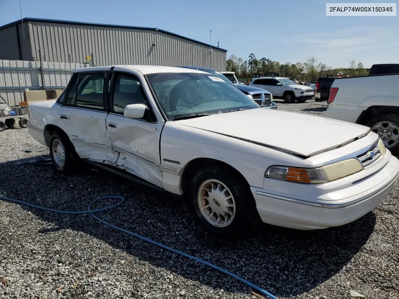 1995 Ford Crown Victoria Lx VIN: 2FALP74W0SX150345 Lot: 51432975