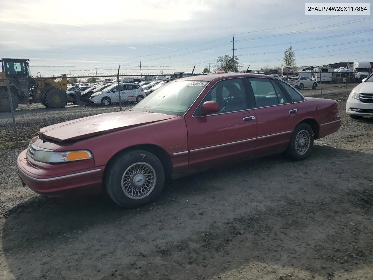 1995 Ford Crown Victoria Lx VIN: 2FALP74W2SX117864 Lot: 52440825