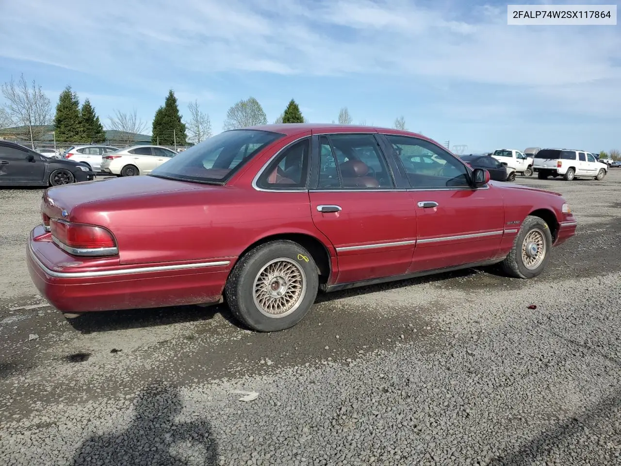 1995 Ford Crown Victoria Lx VIN: 2FALP74W2SX117864 Lot: 52440825