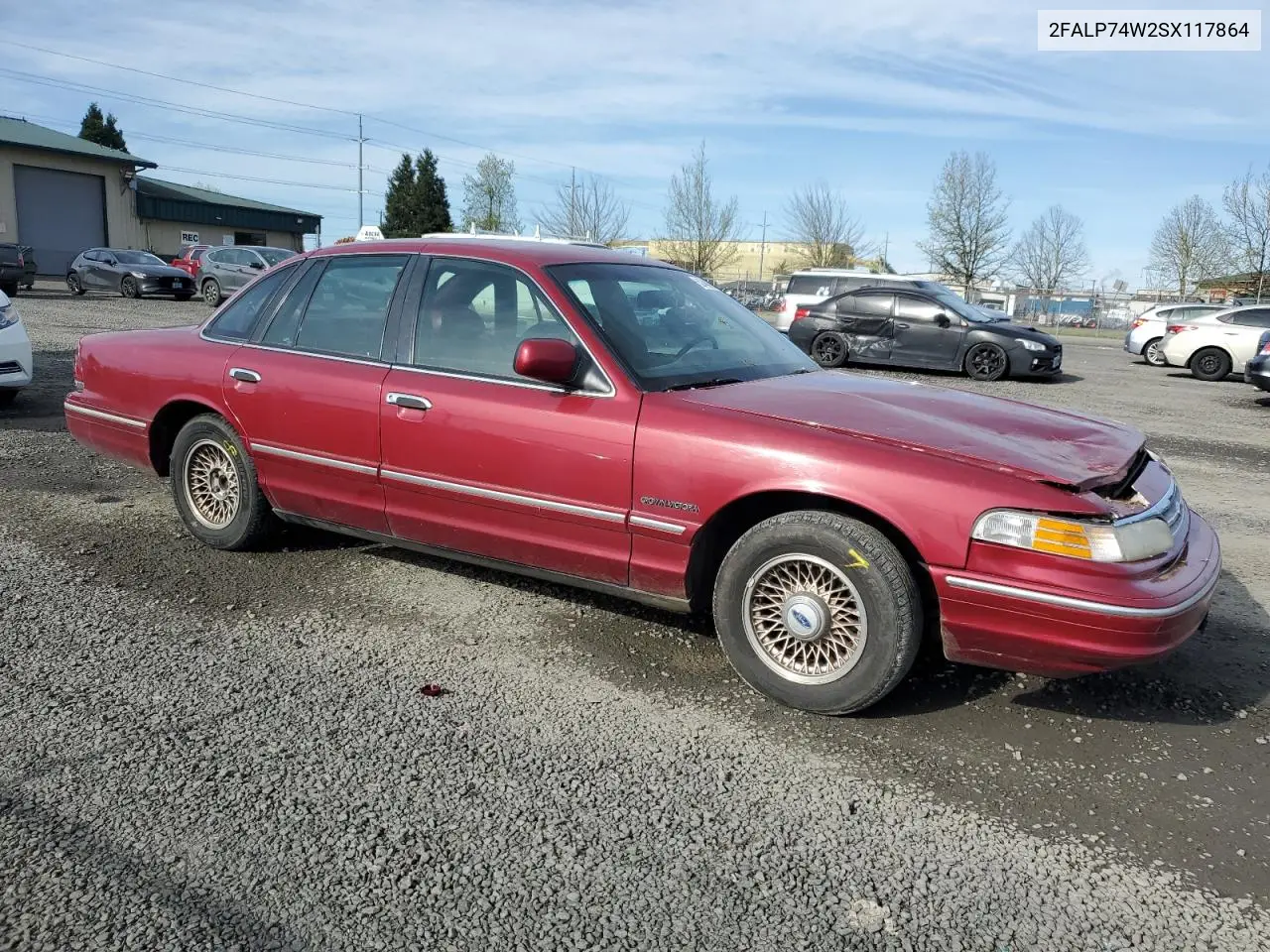 1995 Ford Crown Victoria Lx VIN: 2FALP74W2SX117864 Lot: 52440825