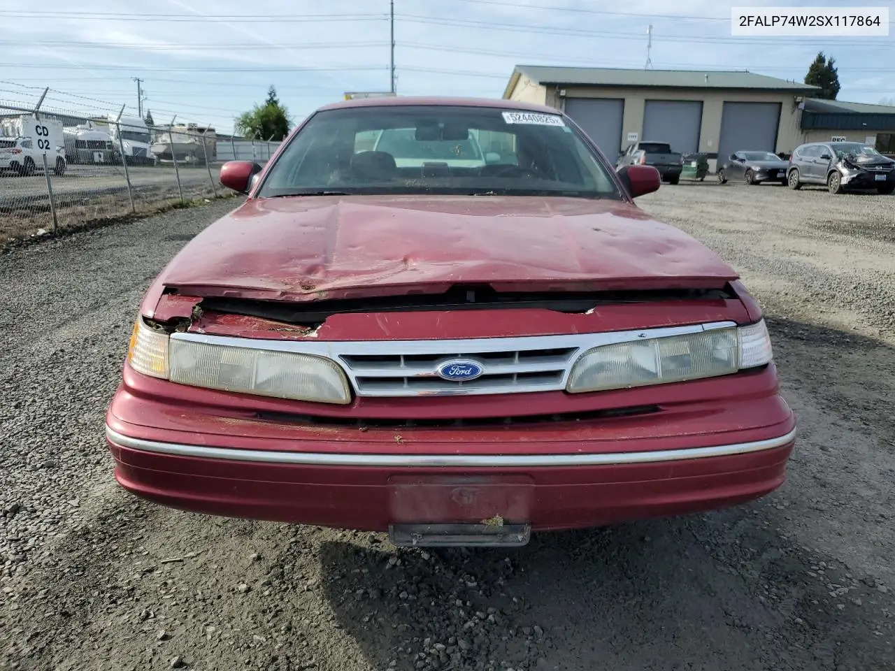 1995 Ford Crown Victoria Lx VIN: 2FALP74W2SX117864 Lot: 52440825