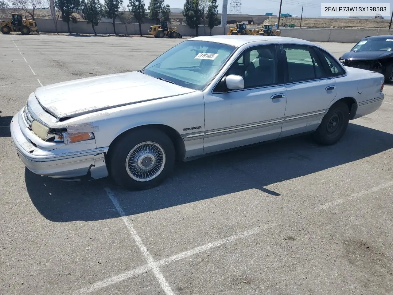 1995 Ford Crown Victoria VIN: 2FALP73W1SX198583 Lot: 61191485