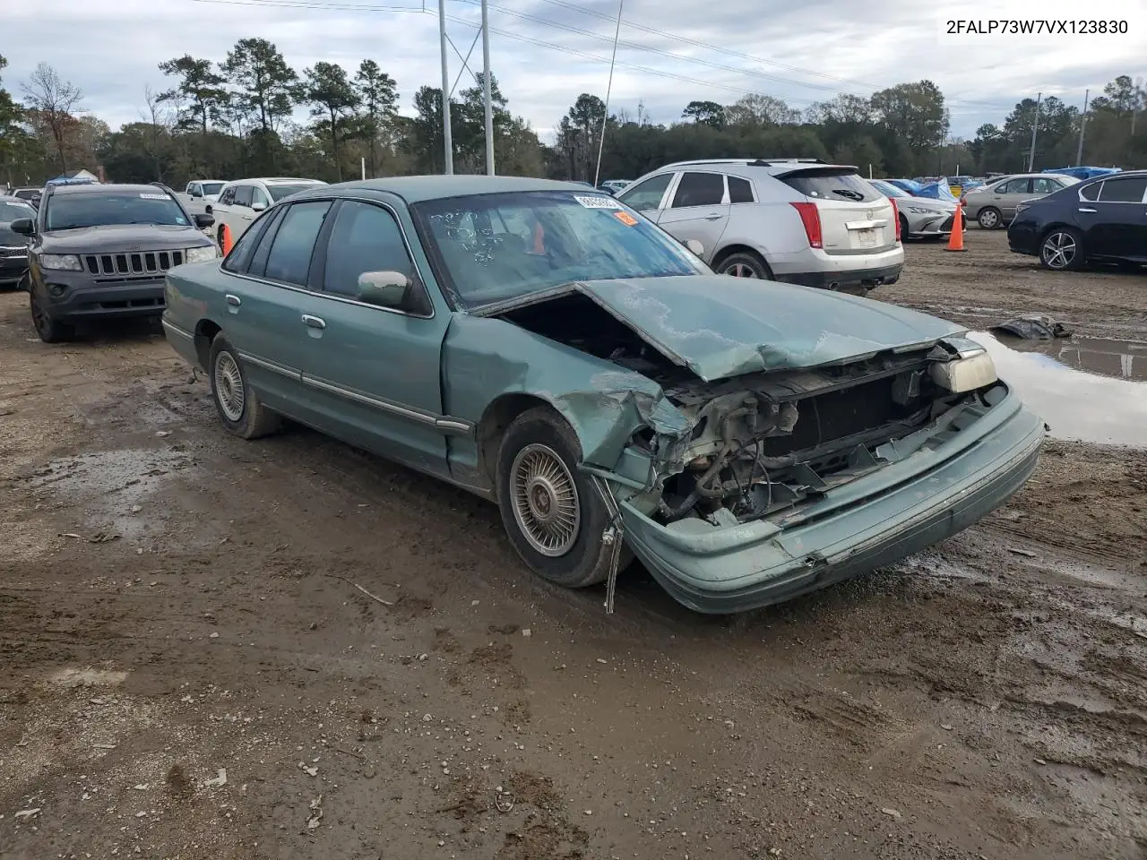 1997 Ford Crown Victoria VIN: 2FALP73W7VX123830 Lot: 56969685
