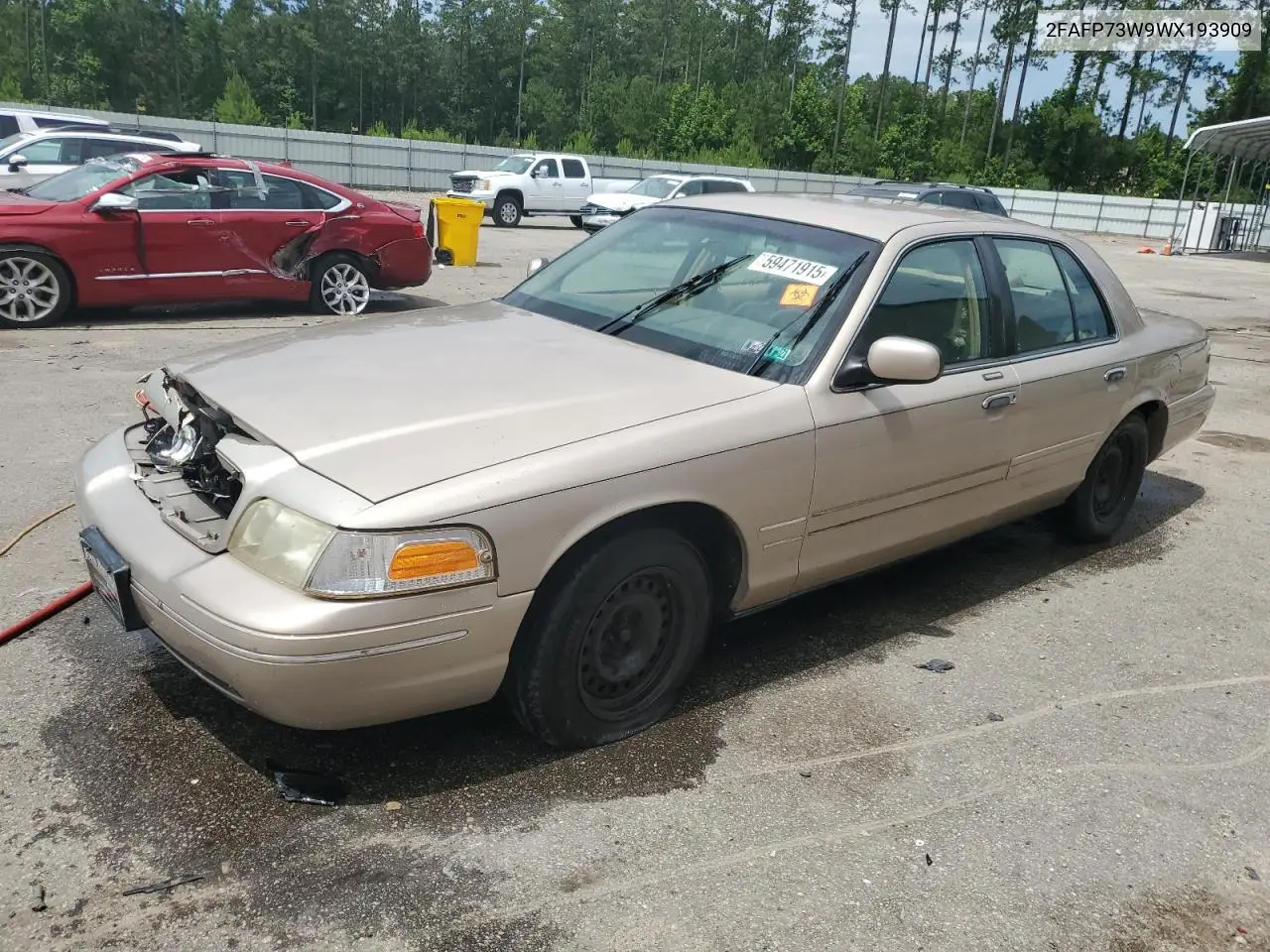 1998 Ford Crown Victoria VIN: 2FAFP73W9WX193909 Lot: 59471915