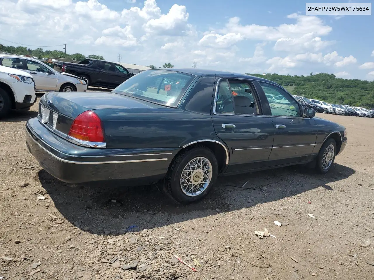 1998 Ford Crown Victoria VIN: 2FAFP73W5WX175634 Lot: 62592975