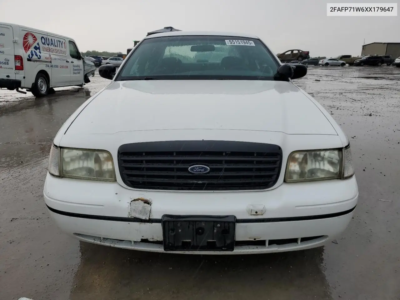 1999 Ford Crown Victoria Police Interceptor VIN: 2FAFP71W6XX179647 Lot: 55151945