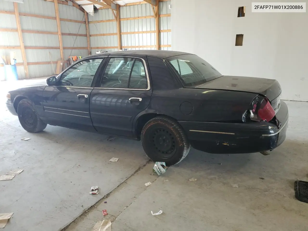 2001 Ford Crown Victoria Police Interceptor VIN: 2FAFP71W01X200886 Lot: 62514295