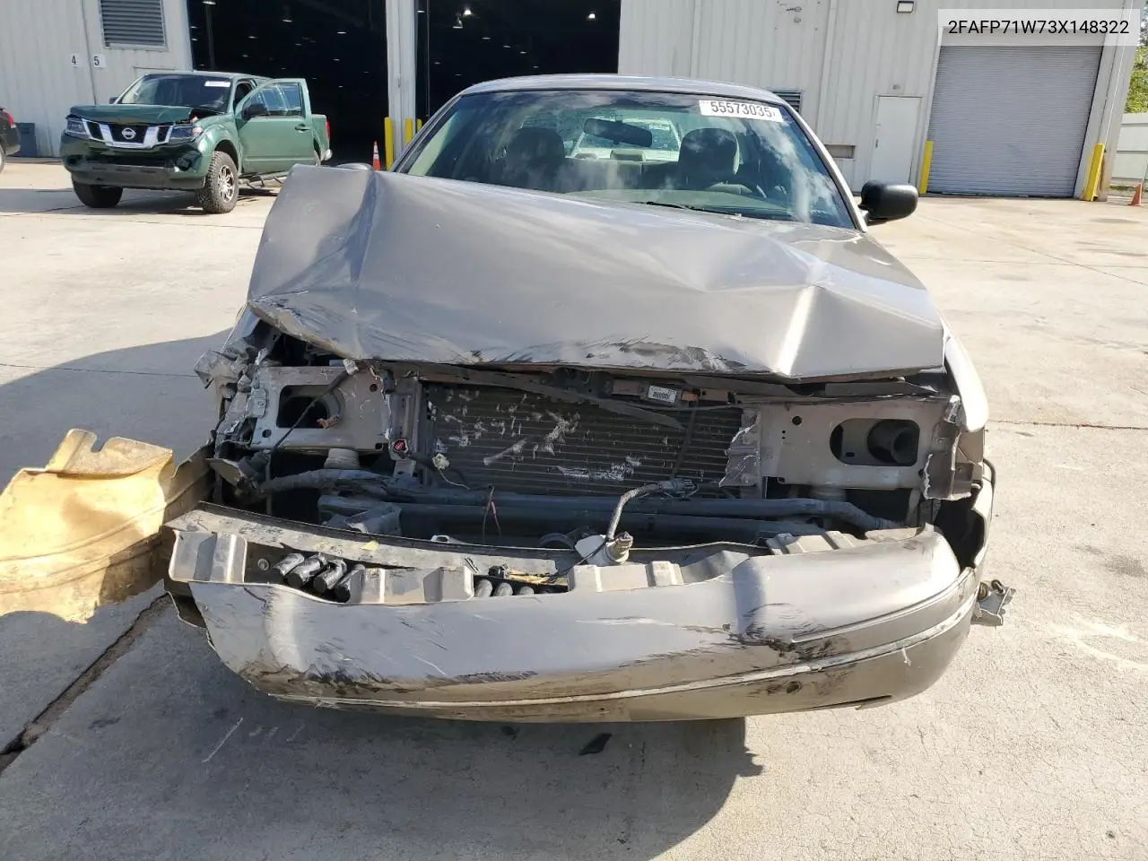 2003 Ford Crown Victoria Police Interceptor VIN: 2FAFP71W73X148322 Lot: 55573035