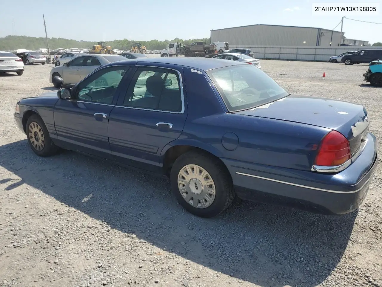 2003 Ford Crown Victoria Police Interceptor VIN: 2FAHP71W13X198805 Lot: 55603285