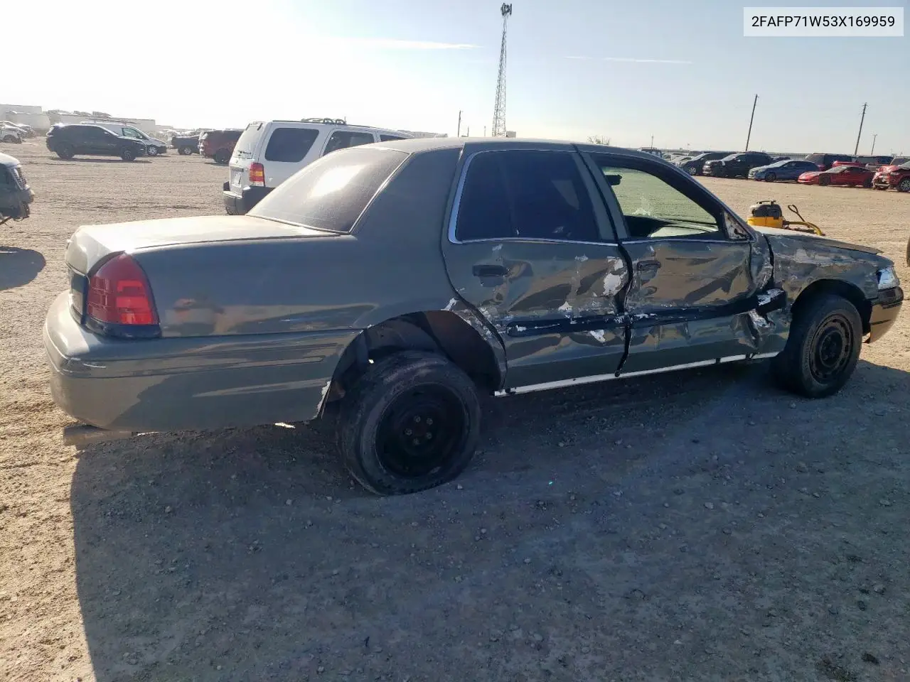 2003 Ford Crown Victoria Police Interceptor VIN: 2FAFP71W53X169959 Lot: 57474345