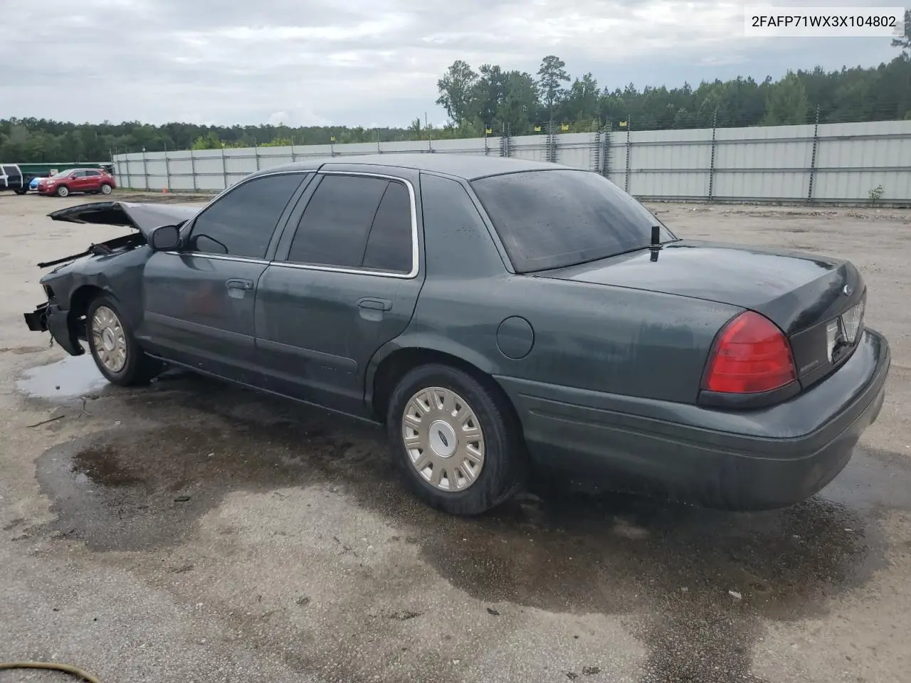 2003 Ford Crown Victoria Police Interceptor VIN: 2FAFP71WX3X104802 Lot: 60667985