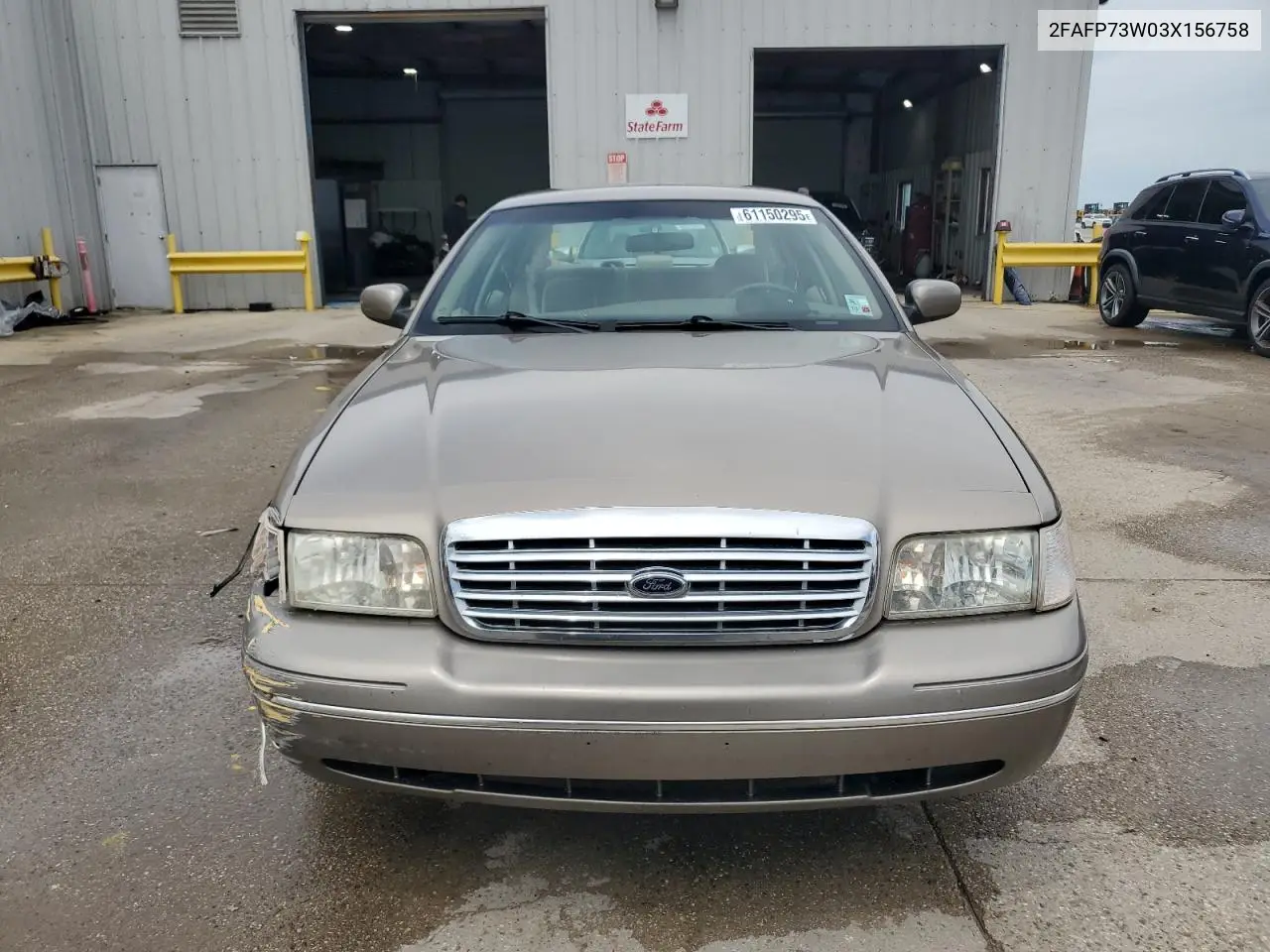 2003 Ford Crown Victoria VIN: 2FAFP73W03X156758 Lot: 61150295