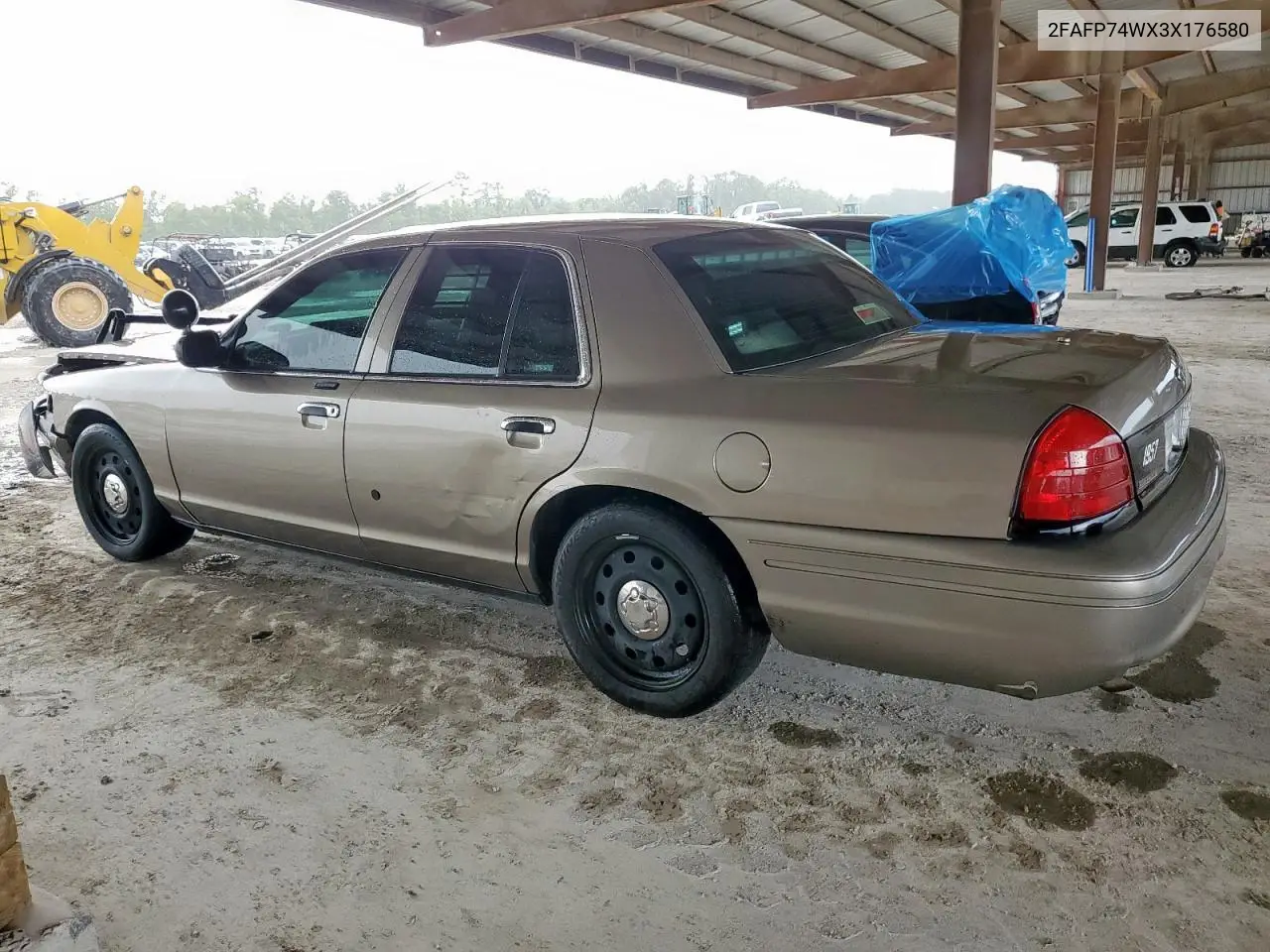 2003 Ford Crown Victoria Lx VIN: 2FAFP74WX3X176580 Lot: 62724425