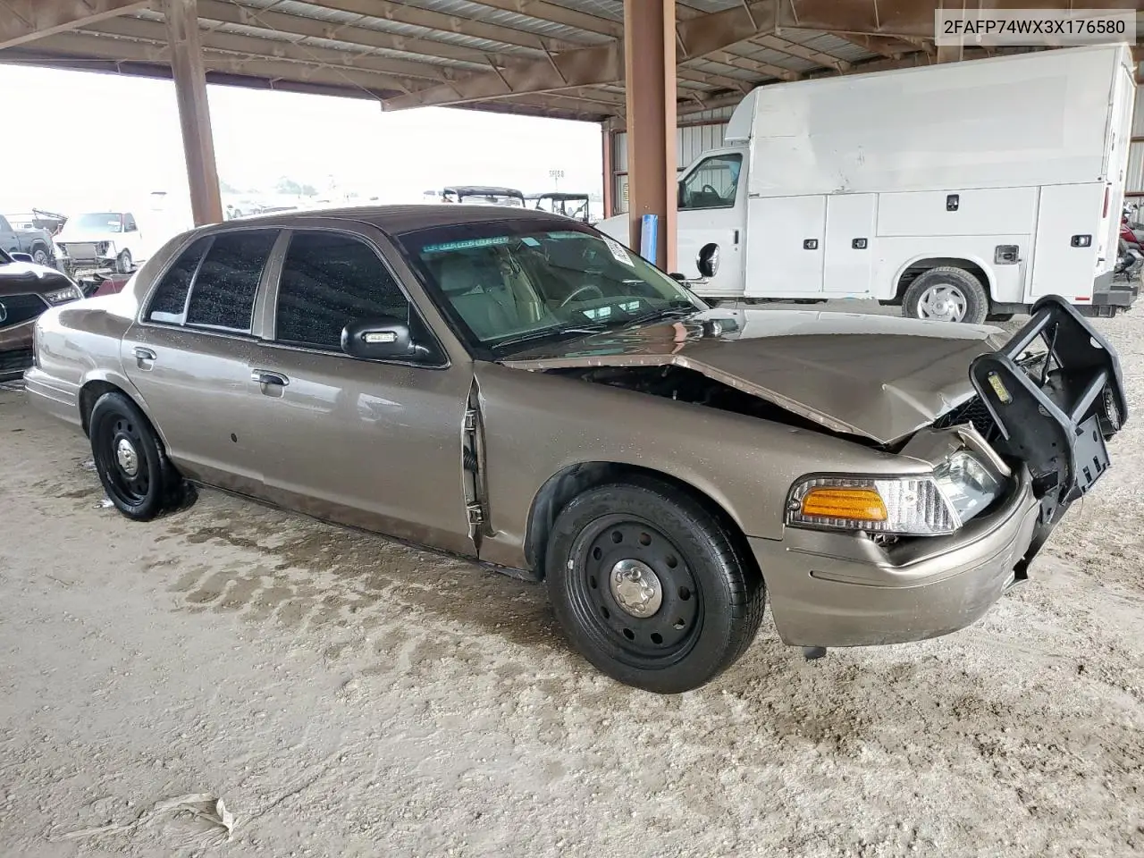 2003 Ford Crown Victoria Lx VIN: 2FAFP74WX3X176580 Lot: 62724425
