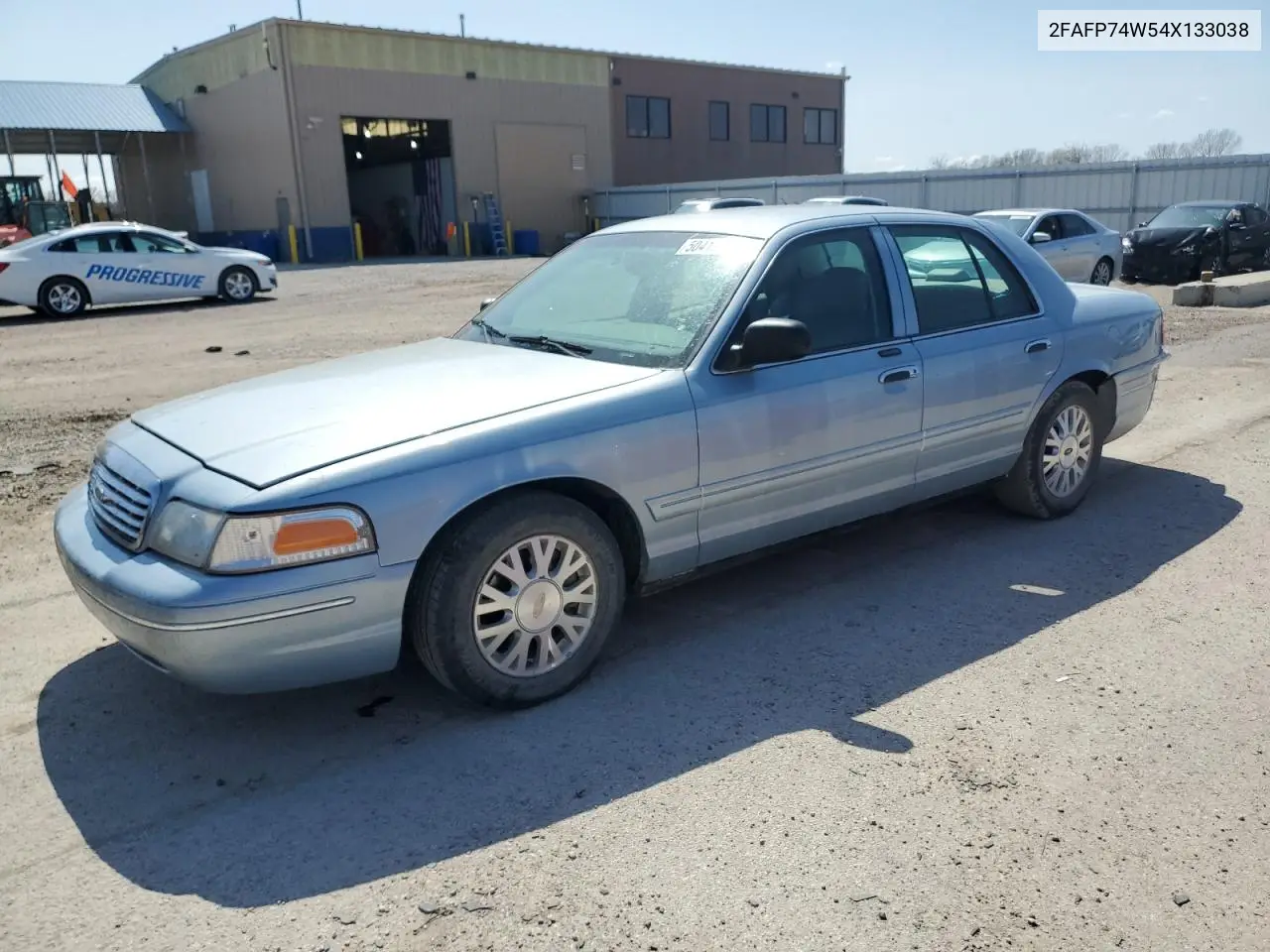 2004 Ford Crown Victoria Lx VIN: 2FAFP74W54X133038 Lot: 50412955