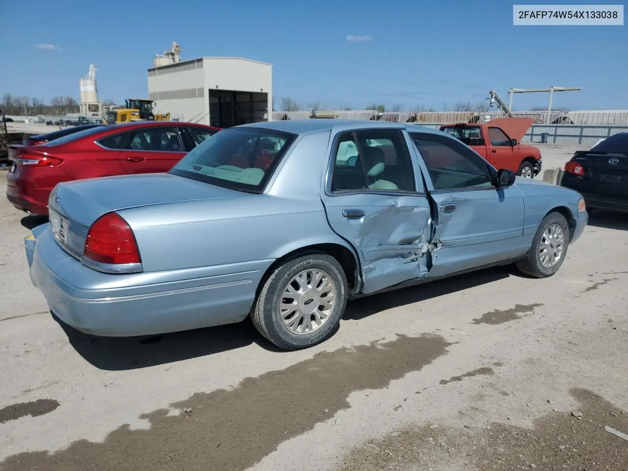 2004 Ford Crown Victoria Lx VIN: 2FAFP74W54X133038 Lot: 50412955