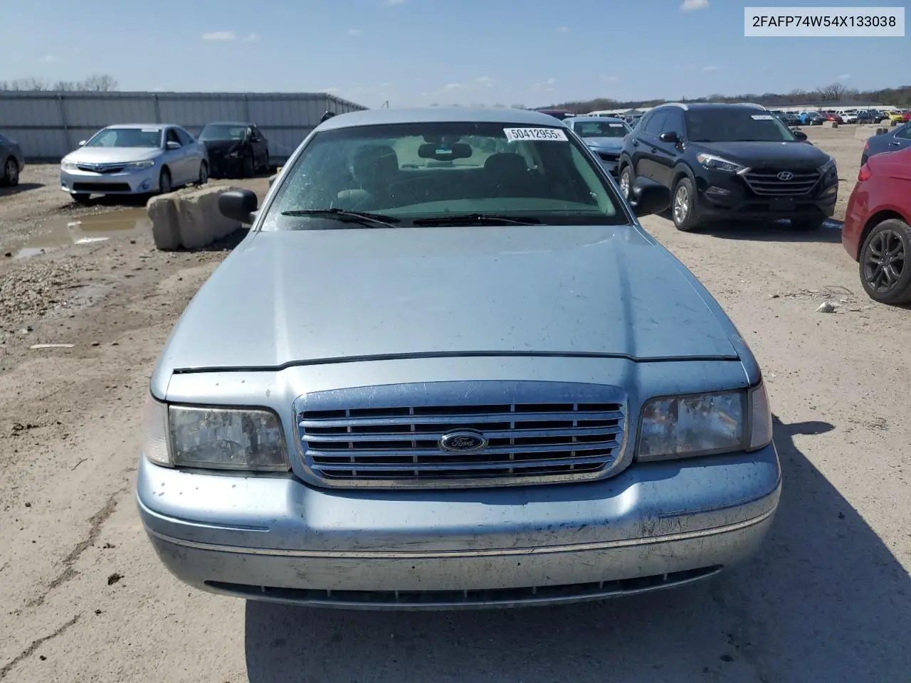 2004 Ford Crown Victoria Lx VIN: 2FAFP74W54X133038 Lot: 50412955