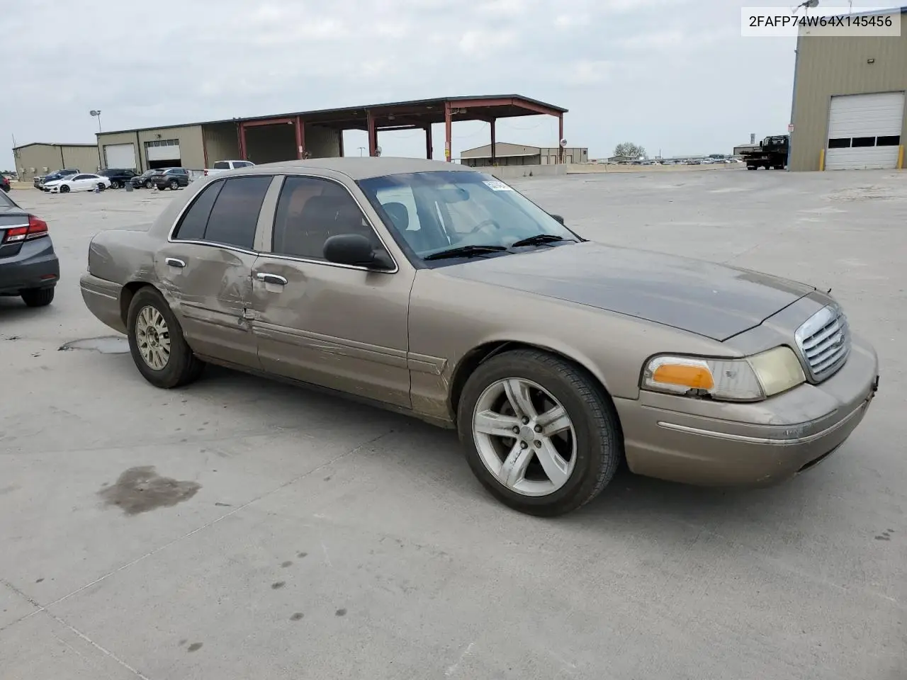 2004 Ford Crown Victoria Lx VIN: 2FAFP74W64X145456 Lot: 53794245