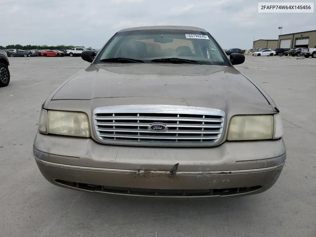 2004 Ford Crown Victoria Lx VIN: 2FAFP74W64X145456 Lot: 53794245