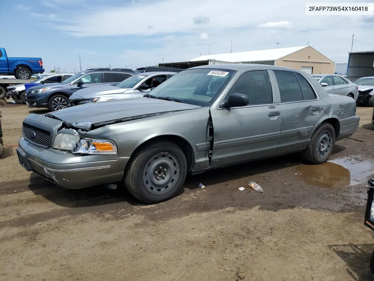 2004 Ford Crown Victoria VIN: 2FAFP73W54X160418 Lot: 56434295