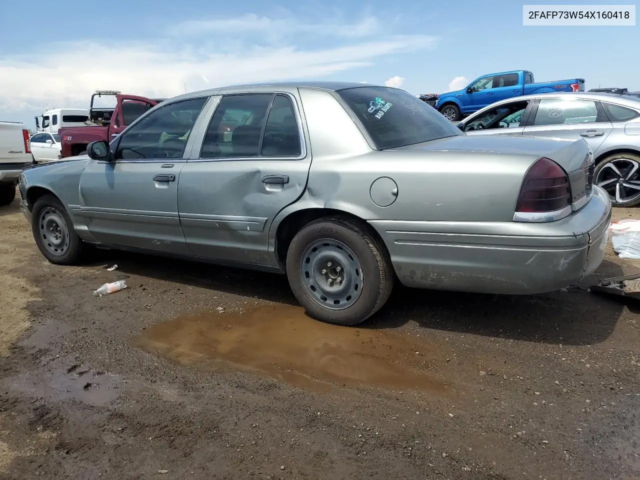 2004 Ford Crown Victoria VIN: 2FAFP73W54X160418 Lot: 56434295