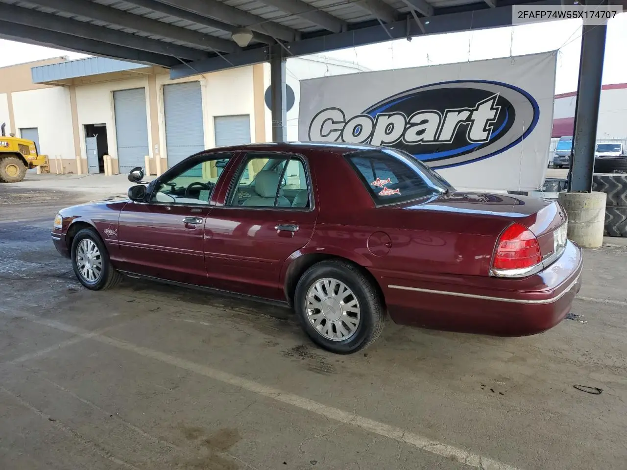 2005 Ford Crown Victoria Lx VIN: 2FAFP74W55X174707 Lot: 56625785