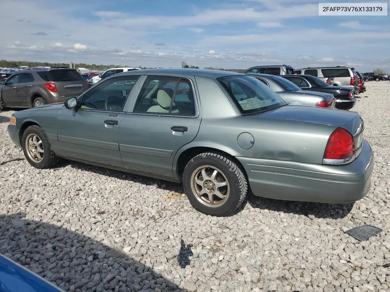 2006 Ford Crown Victoria VIN: 2FAFP73V76X133179 Lot: 54648395